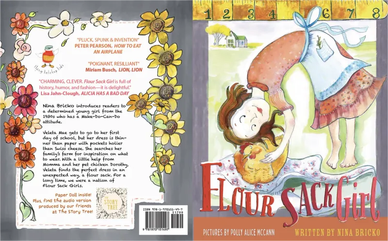 Flour Sack Girl — written by Nina Bricko, illustrated by Polly Alice McCann